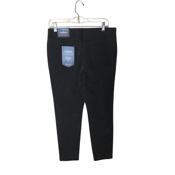 Soft Surroundings Leggings Women's Size Medium Petite Faded Black The Ultimate - Picture 2 of 9